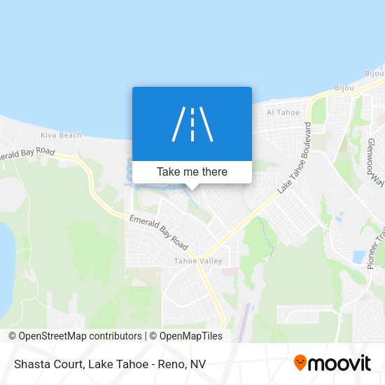 Shasta Court map