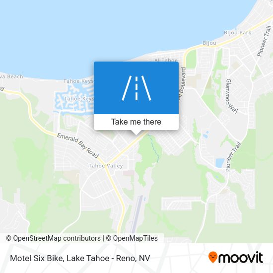 Mapa de Motel Six Bike