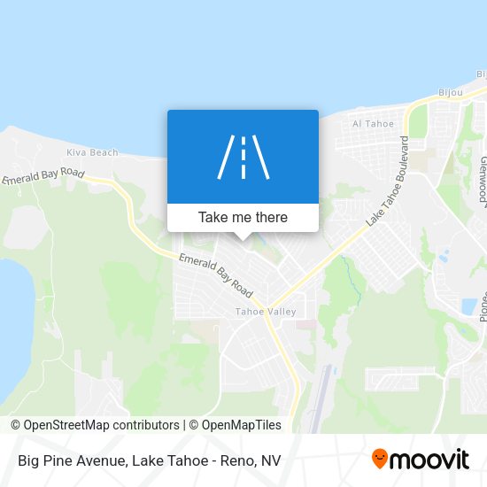 Big Pine Avenue map