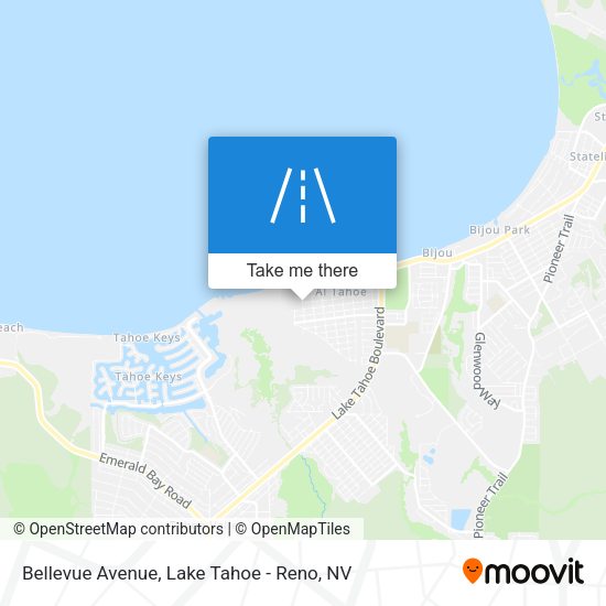Mapa de Bellevue Avenue