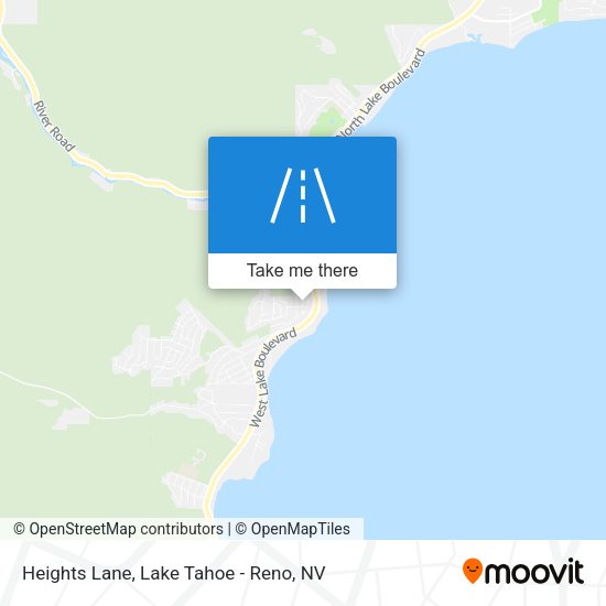 Heights Lane map