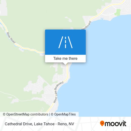 Mapa de Cathedral Drive