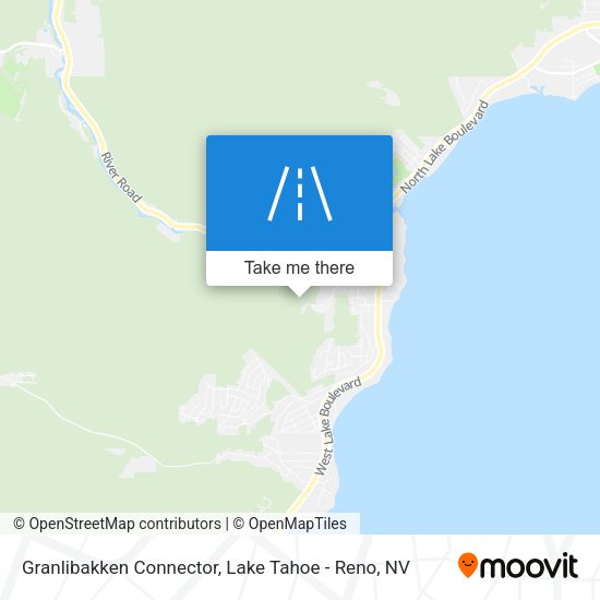 Mapa de Granlibakken Connector