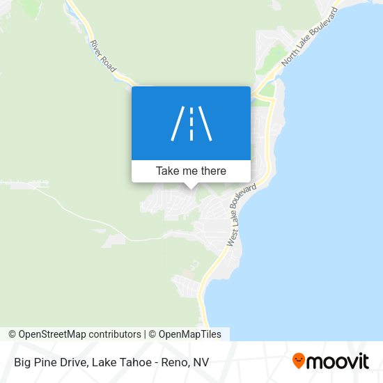Mapa de Big Pine Drive