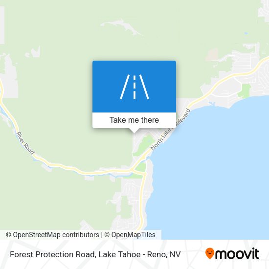 Mapa de Forest Protection Road