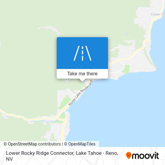 Lower Rocky Ridge Connector map