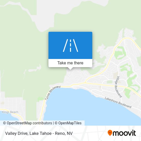 Valley Drive map