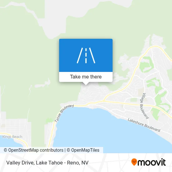 Valley Drive map
