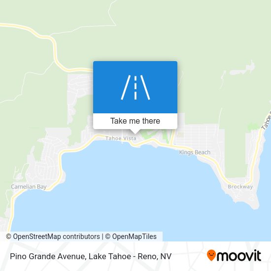 Pino Grande Avenue map