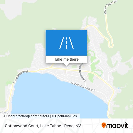Mapa de Cottonwood Court