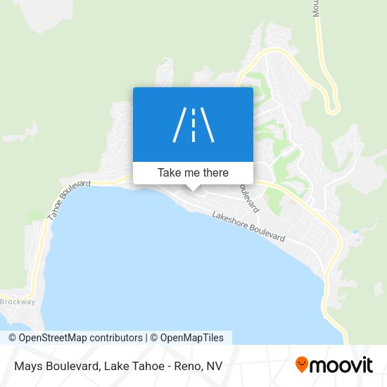 Mays Boulevard map