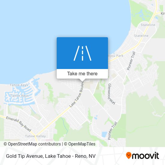 Gold Tip Avenue map