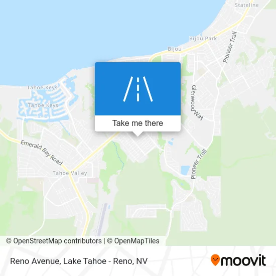 Reno Avenue map