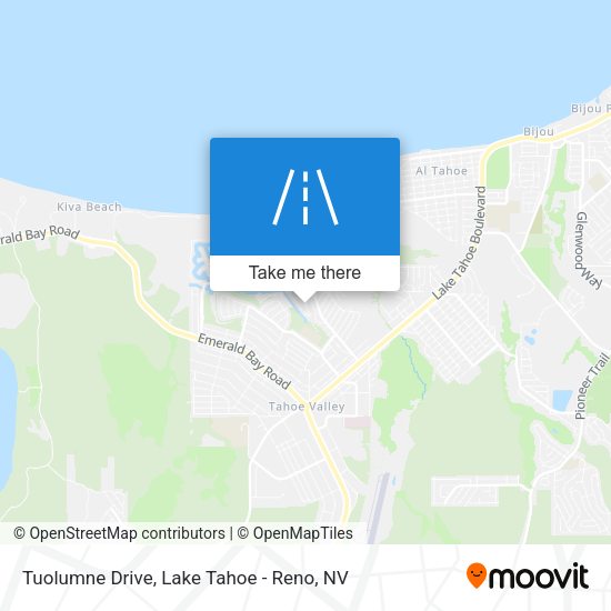 Tuolumne Drive map