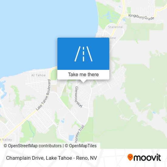 Champlain Drive map