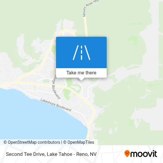 Second Tee Drive map