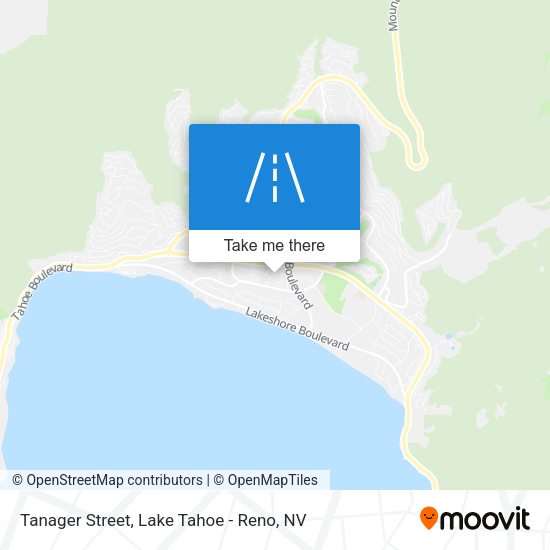 Tanager Street map