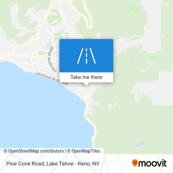Pine Cone Road map