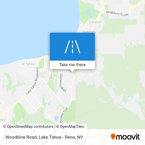 Mapa de Woodbine Road