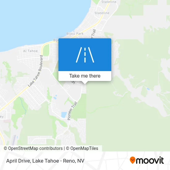 April Drive map