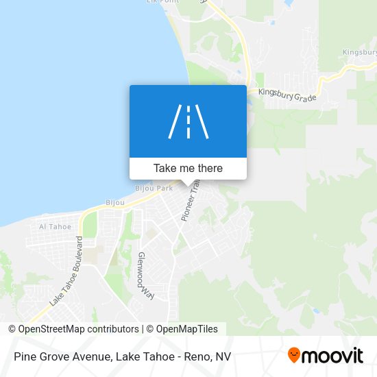 Mapa de Pine Grove Avenue