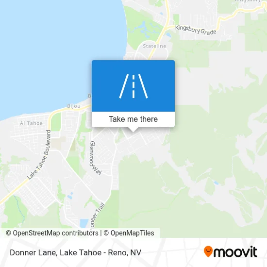 Donner Lane map