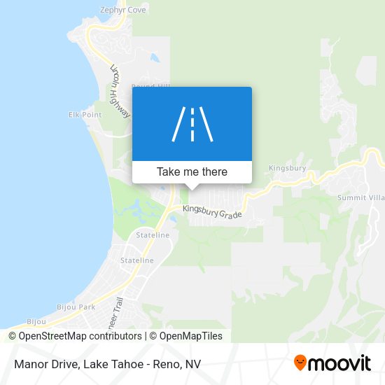 Manor Drive map