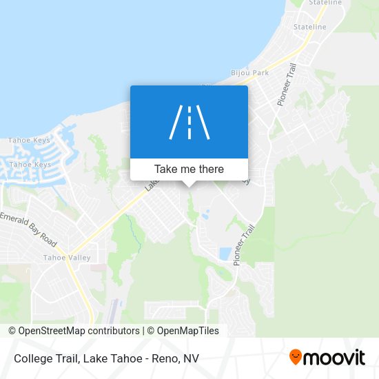 Mapa de College Trail