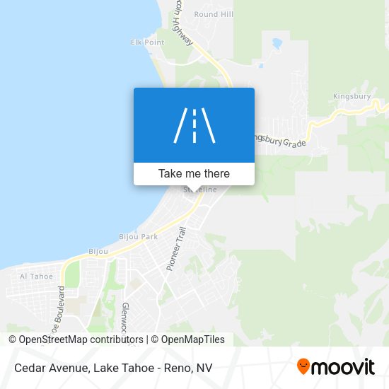 Cedar Avenue map
