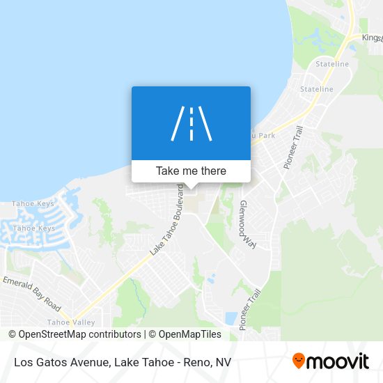 Mapa de Los Gatos Avenue