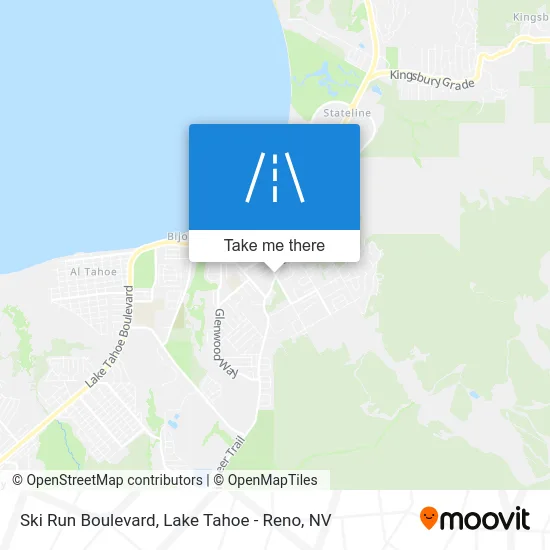 Ski Run Boulevard map