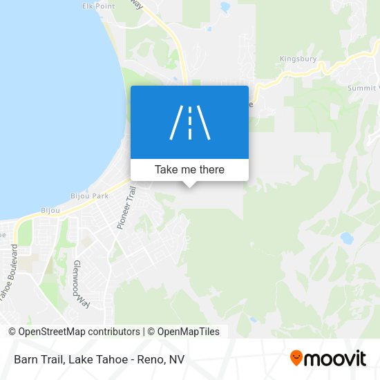 Barn Trail map