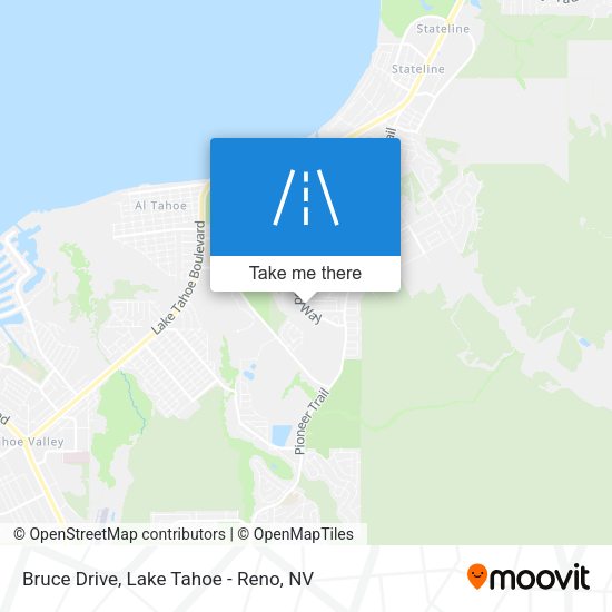 Mapa de Bruce Drive