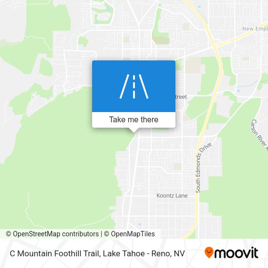 C Mountain Foothill Trail map