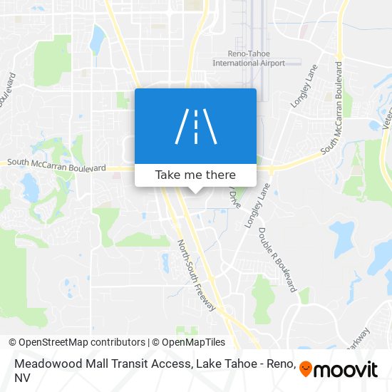 Mapa de Meadowood Mall Transit Access