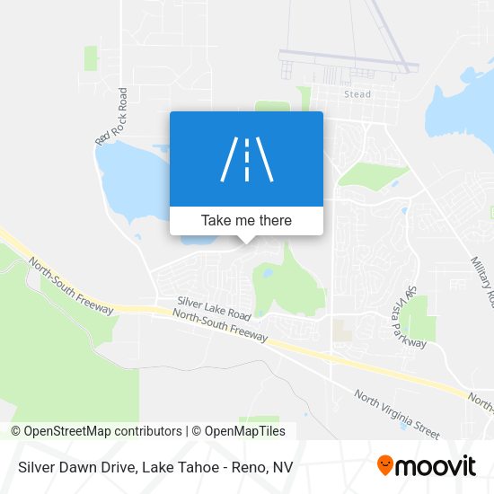 Silver Dawn Drive map