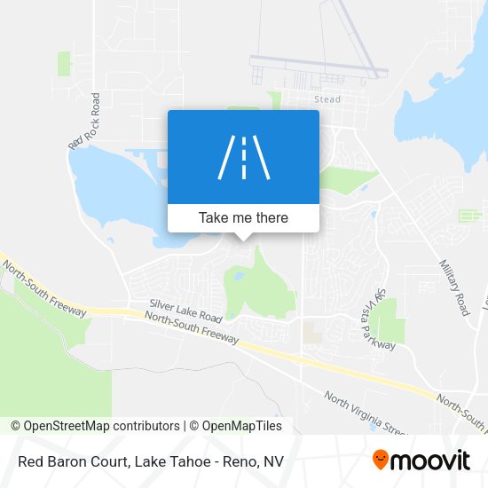 Red Baron Court map