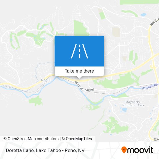 Doretta Lane map