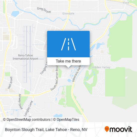 Mapa de Boynton Slough Trail