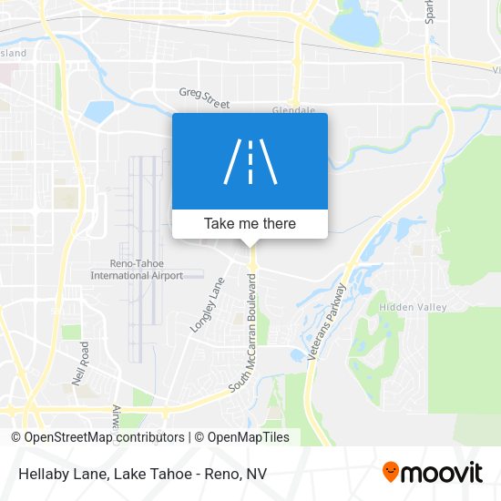 Hellaby Lane map