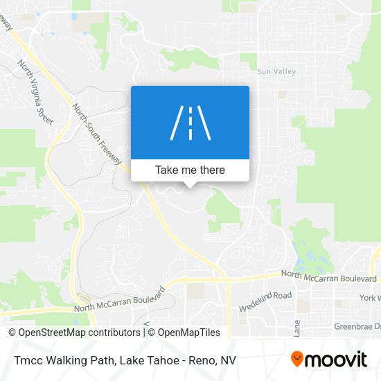 Tmcc Walking Path map