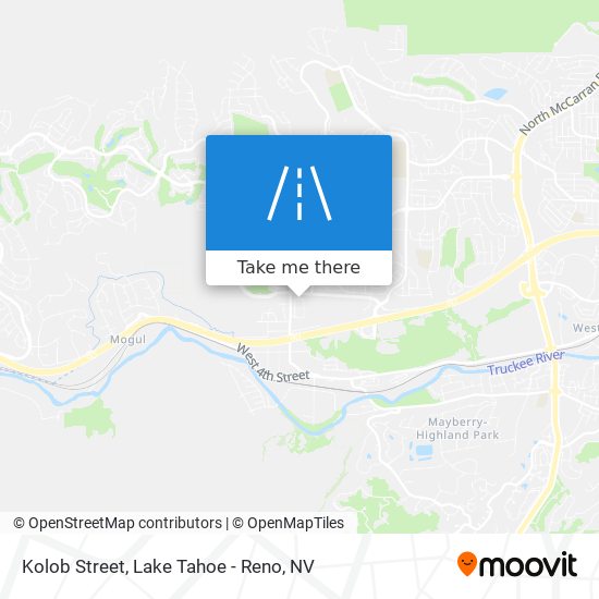 Kolob Street map