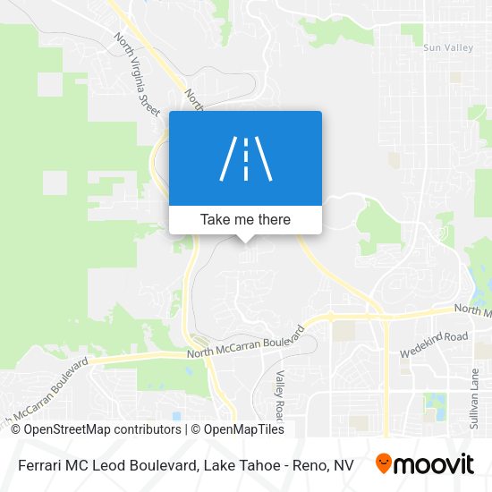 Ferrari MC Leod Boulevard map