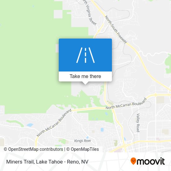 Mapa de Miners Trail