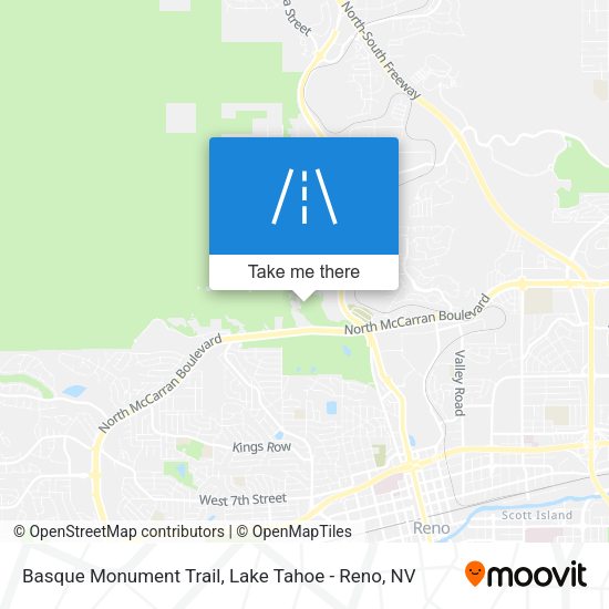 Basque Monument Trail map