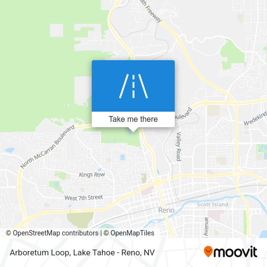 Arboretum Loop map