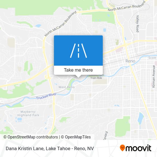 Dana Kristin Lane map