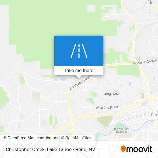 Mapa de Christopher Creek