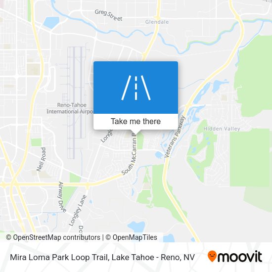 Mira Loma Park Loop Trail map