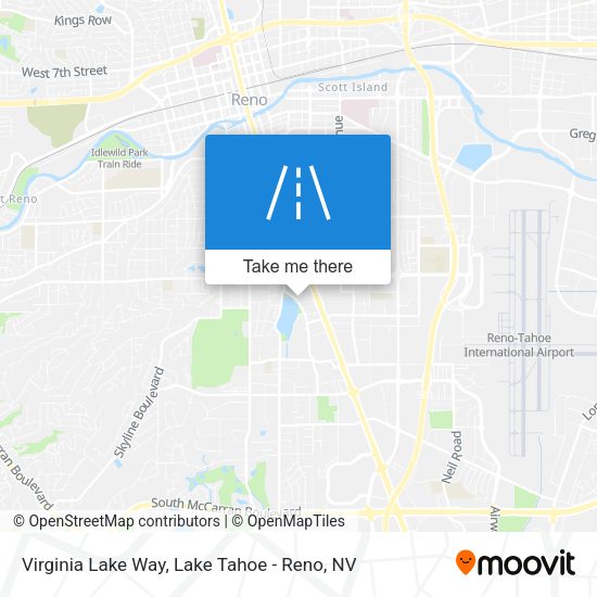 Mapa de Virginia Lake Way